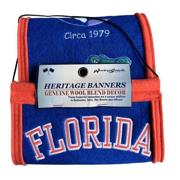 Florida Gators NCAA Winning Streak Embroidered Heritage Pennant! - Picture 5 of 6